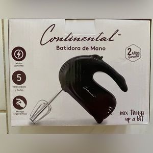 COPY - Continental: Black 5 speed hand mixer , Brand New no tags